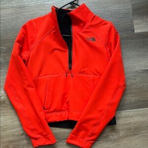 The North Face Vibrant Red Fleece-Lined Jacket